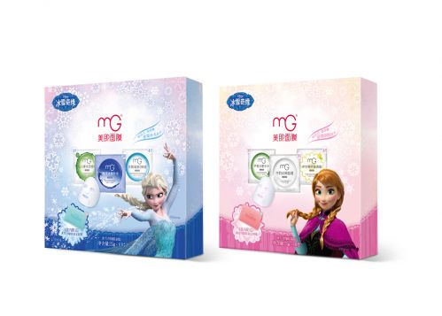 图四：MG美即面膜获得迪士尼的正版授权推出最新的美即冰雪奇缘礼品装