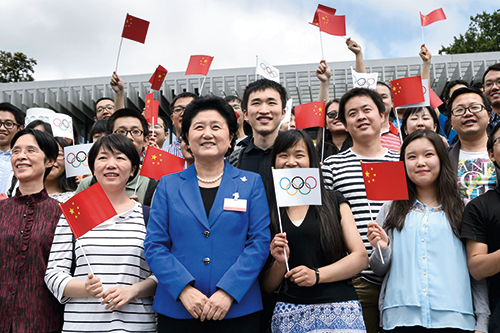 2015年6月9日，瑞士洛桑，2015IOC执委会会议，北京做冬奥会申办陈述